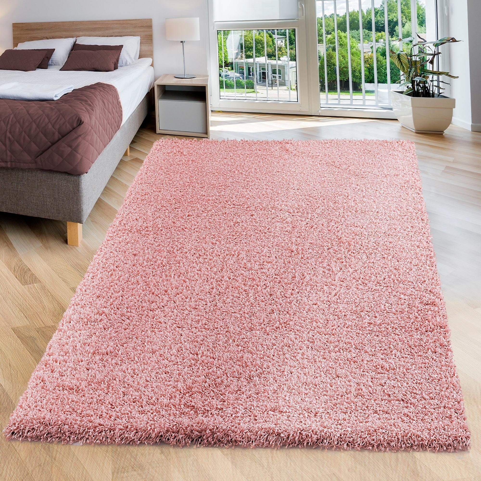 Hochflor-Teppich LOCA, Sanat, rechteckig, Höhe: 30 mm, Wohnzimmer, Langflor, Shaggy, Schlafzimmer