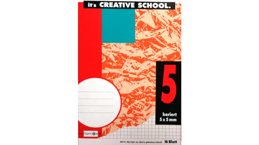 PAPERZONE Heft A5 Lineatur 5 16 Blatt