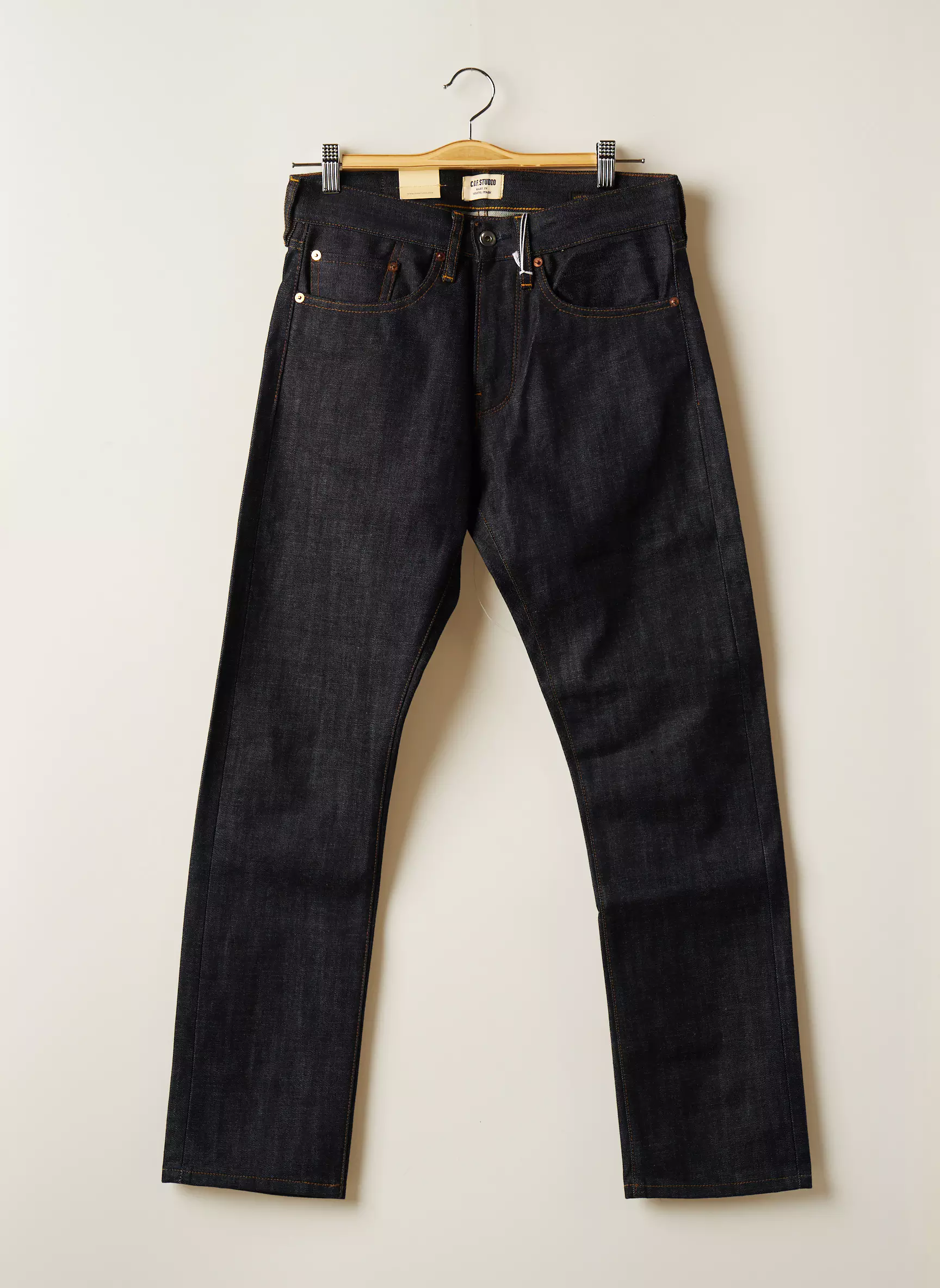 C O F Studio Jeans Coupe Droite Homme couleur bleu