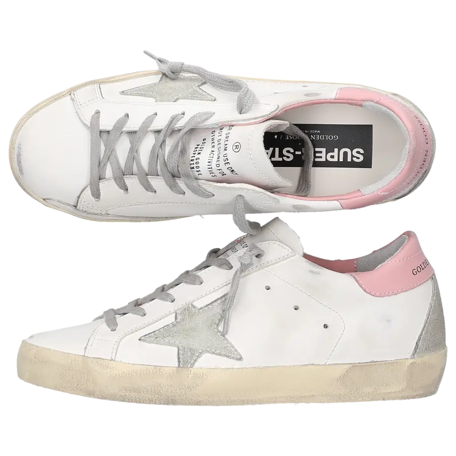 Golden Goose - Sneaker low SUPER-STAR Kalbsleder - weiß