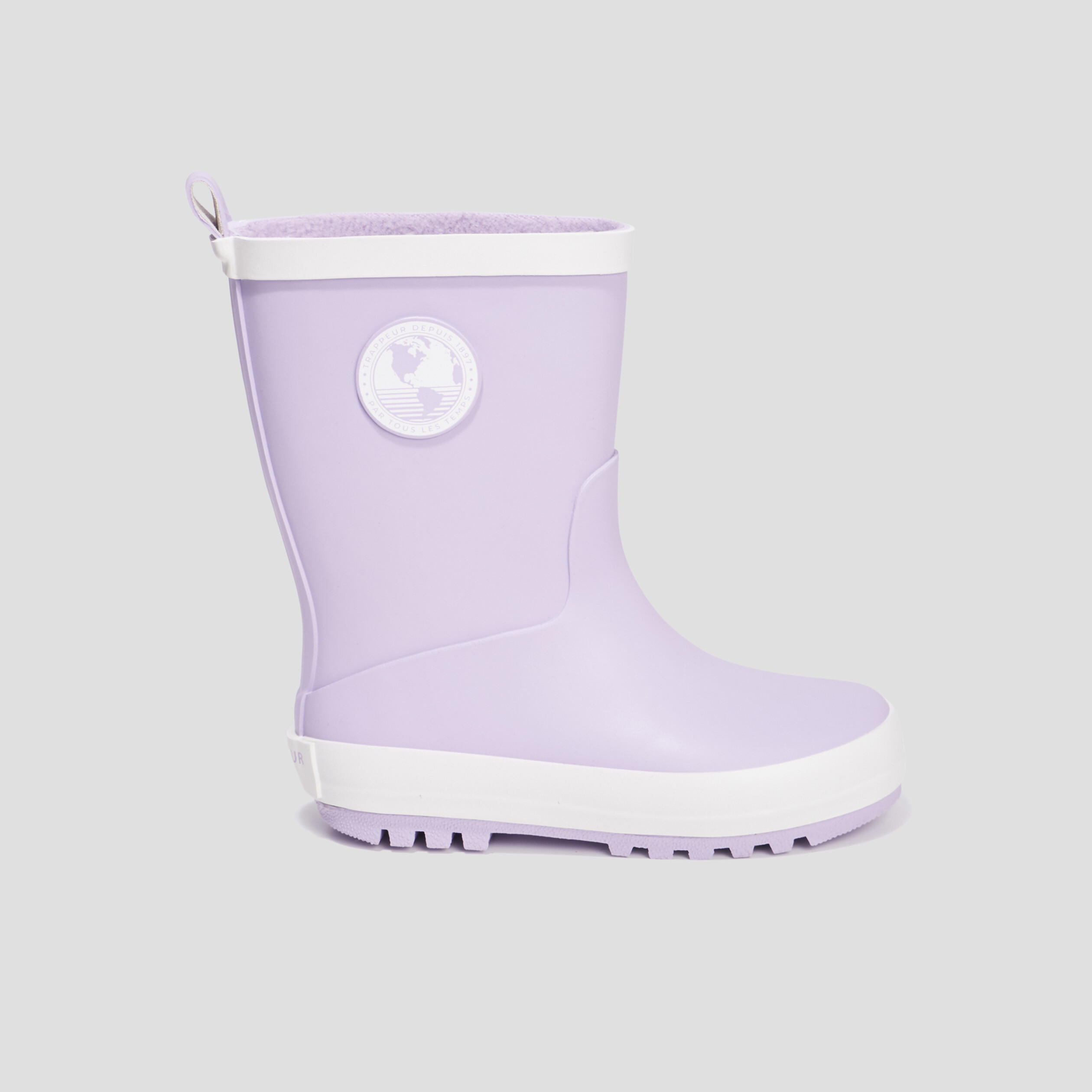 Bottes de pluie Trappeur parme fille | La Halle