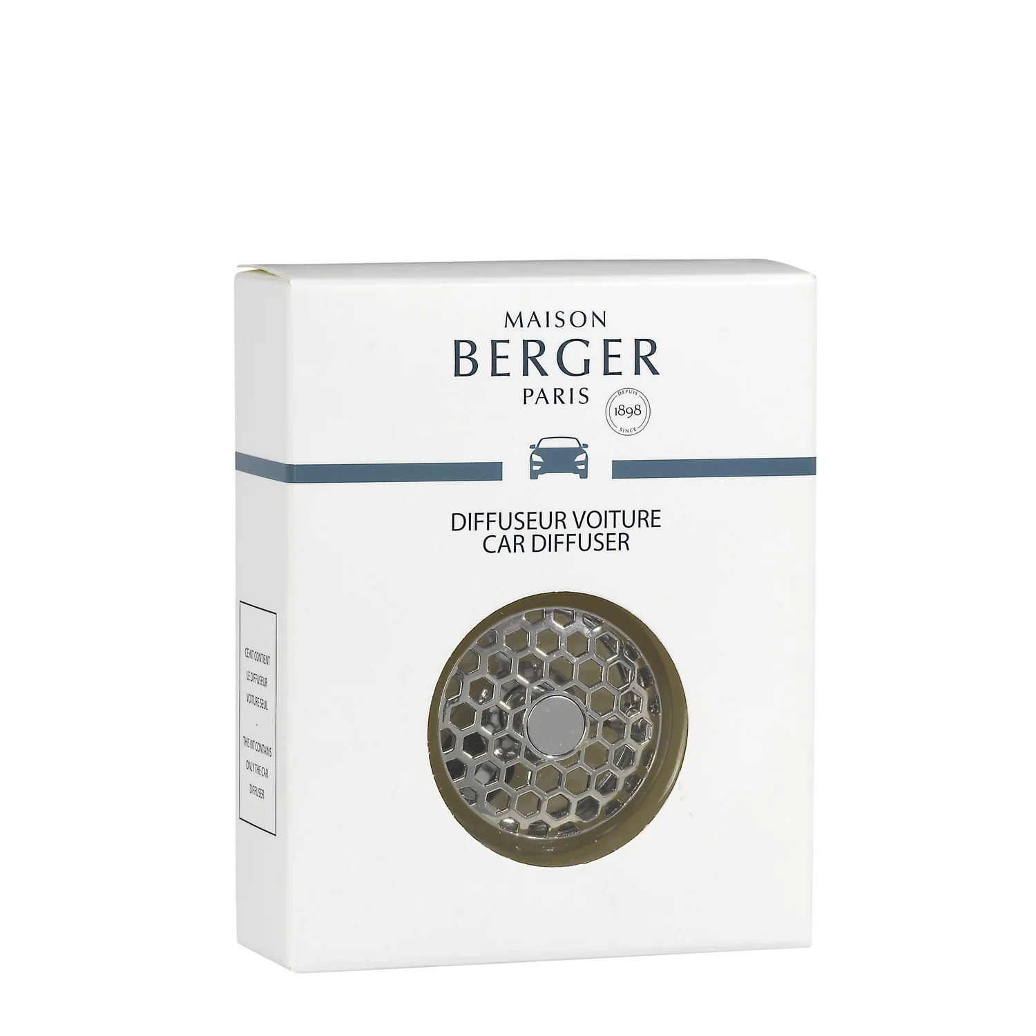 Diffuseur Voiture Erstatning Bil Diffuser Honey Comb Chrome - Bilparfyme