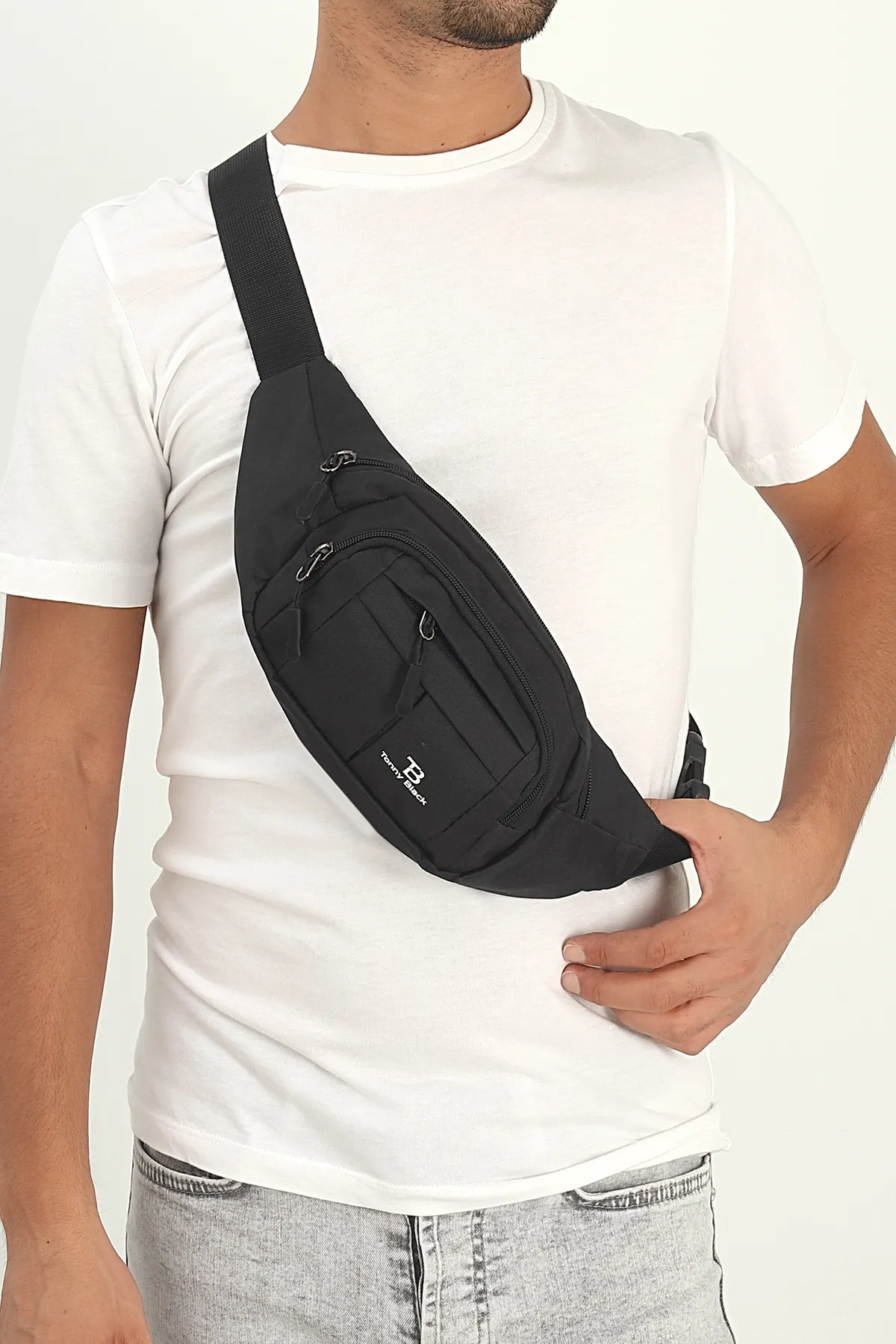 Tonny Black  Gürteltasche - Schwarz - Print