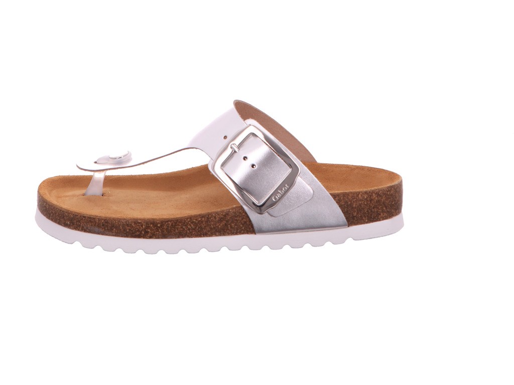 GABOR Klassische Sandalen silber 83.042