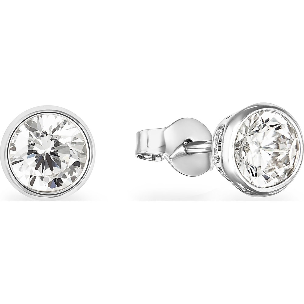 FAVS Boucles d'oreilles à fermoir à poussette 925 Argent Boucles d'oreilles