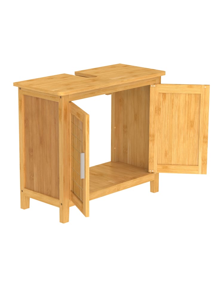 eisl since 1980 Bambus Waschbeckenunterschrank in Hellnatur - (H) 60 cm x (B) 67 cm günstig kaufen onesize