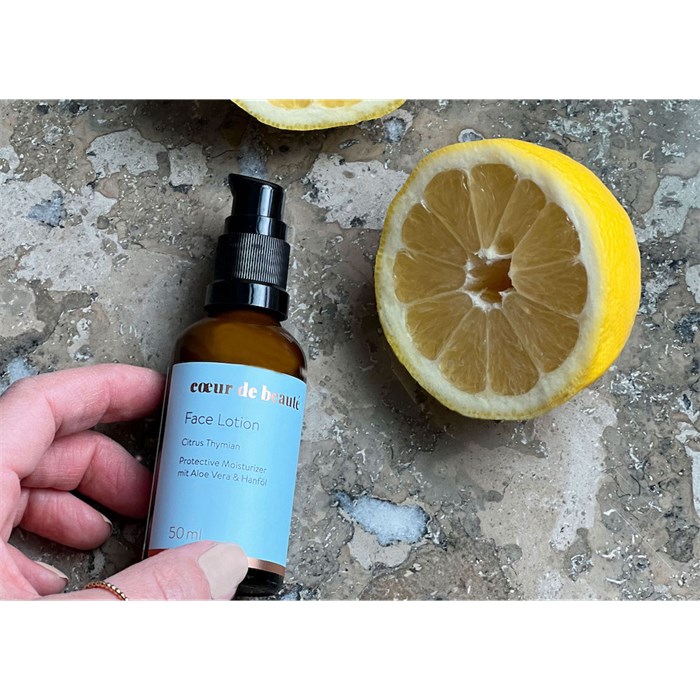 Face Lotion mit grünem Tee & Hanföl