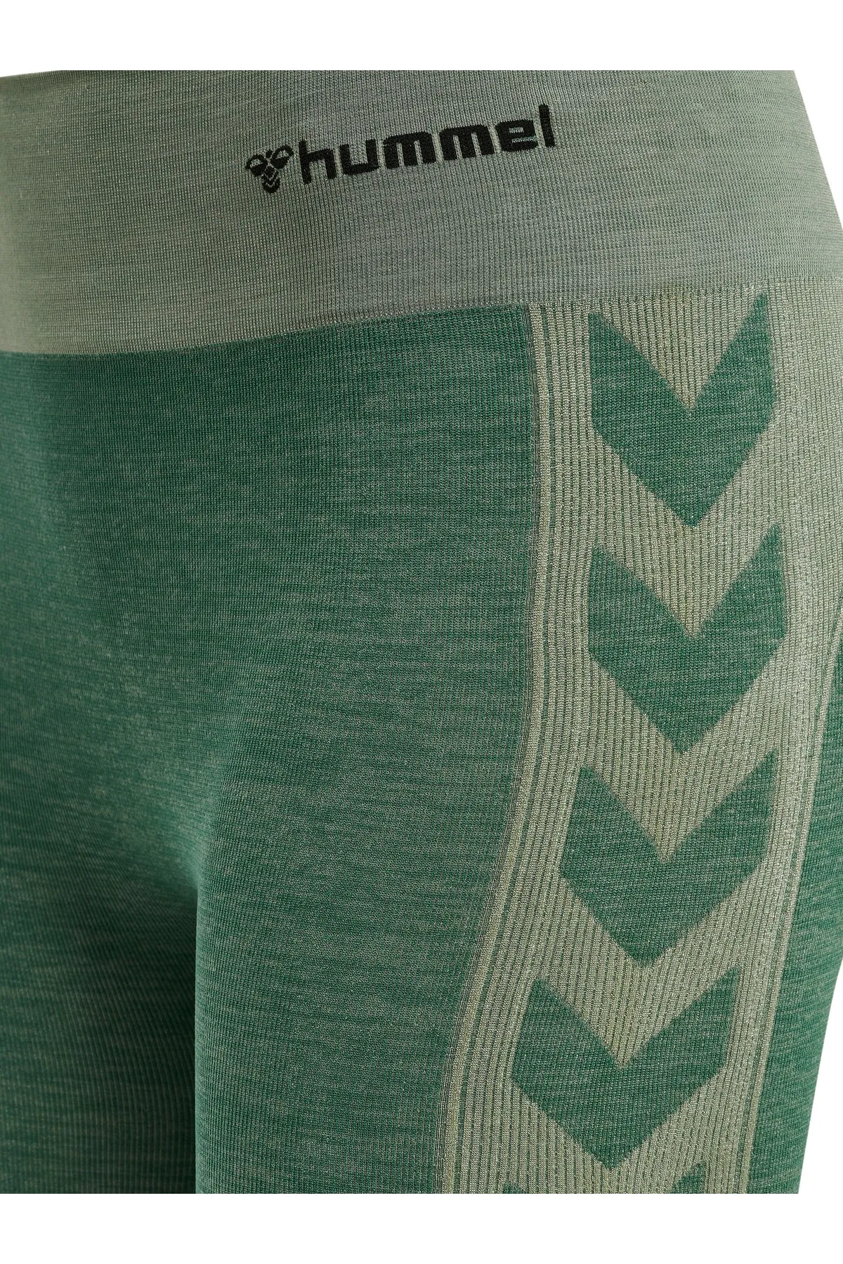 hummel  Sport-Leggings - Grün - Mittlerer Bund