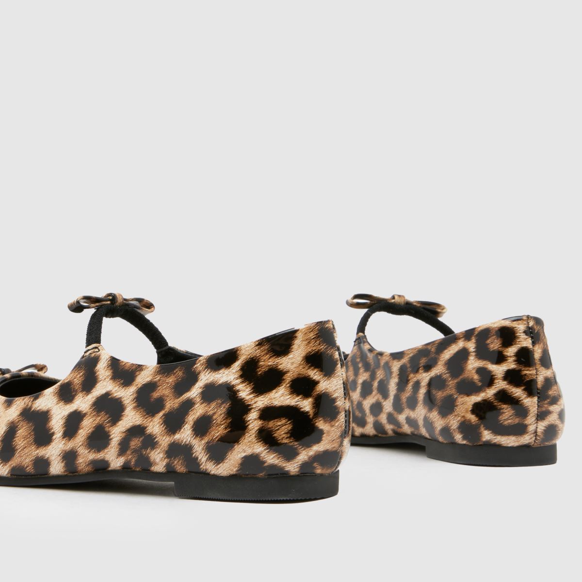 schuh beige & bruna ballerinaskor med månbåge för flickor