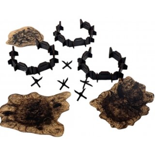 Bandua - Line of Defense - Warzone Khallisus - Pre Painted Terrain Set