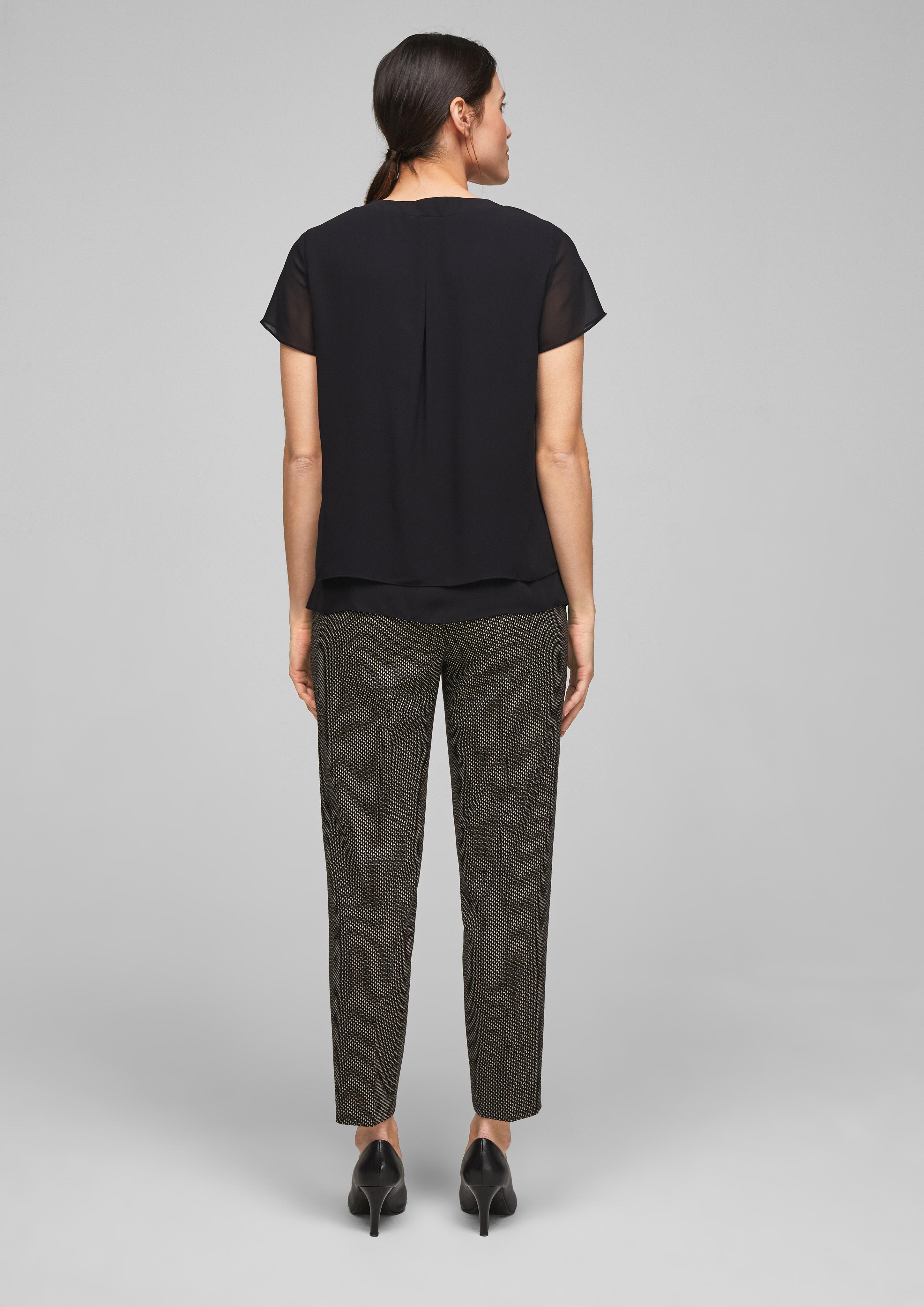 Layering-Bluse aus Chiffon  01.899.12.3121-9999