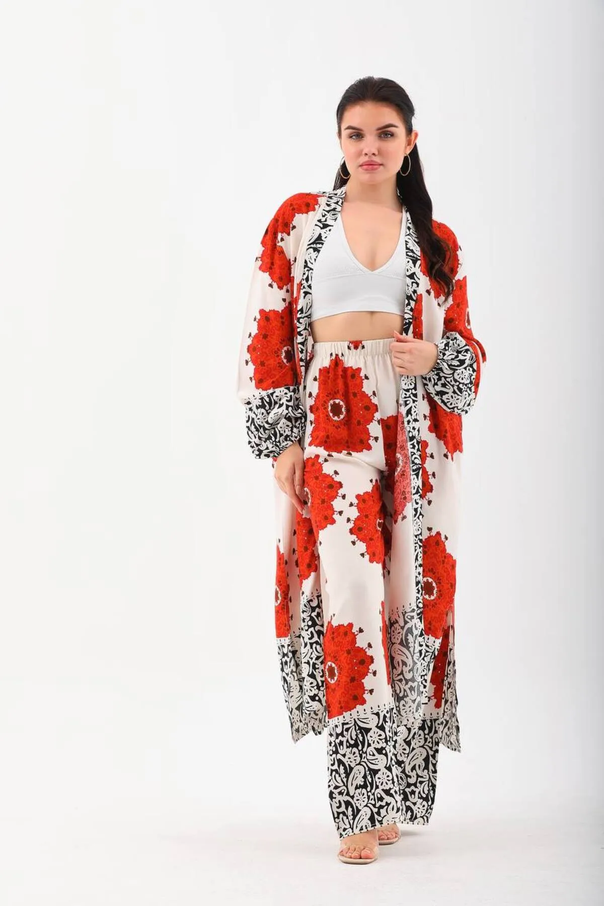 ZF BUTİK  Zweiteiler - Rot - Regular Fit