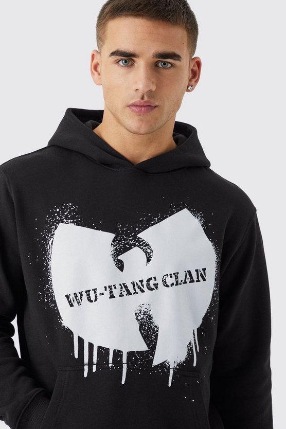 Hoodie mit lizenziertem Wu Tang Print