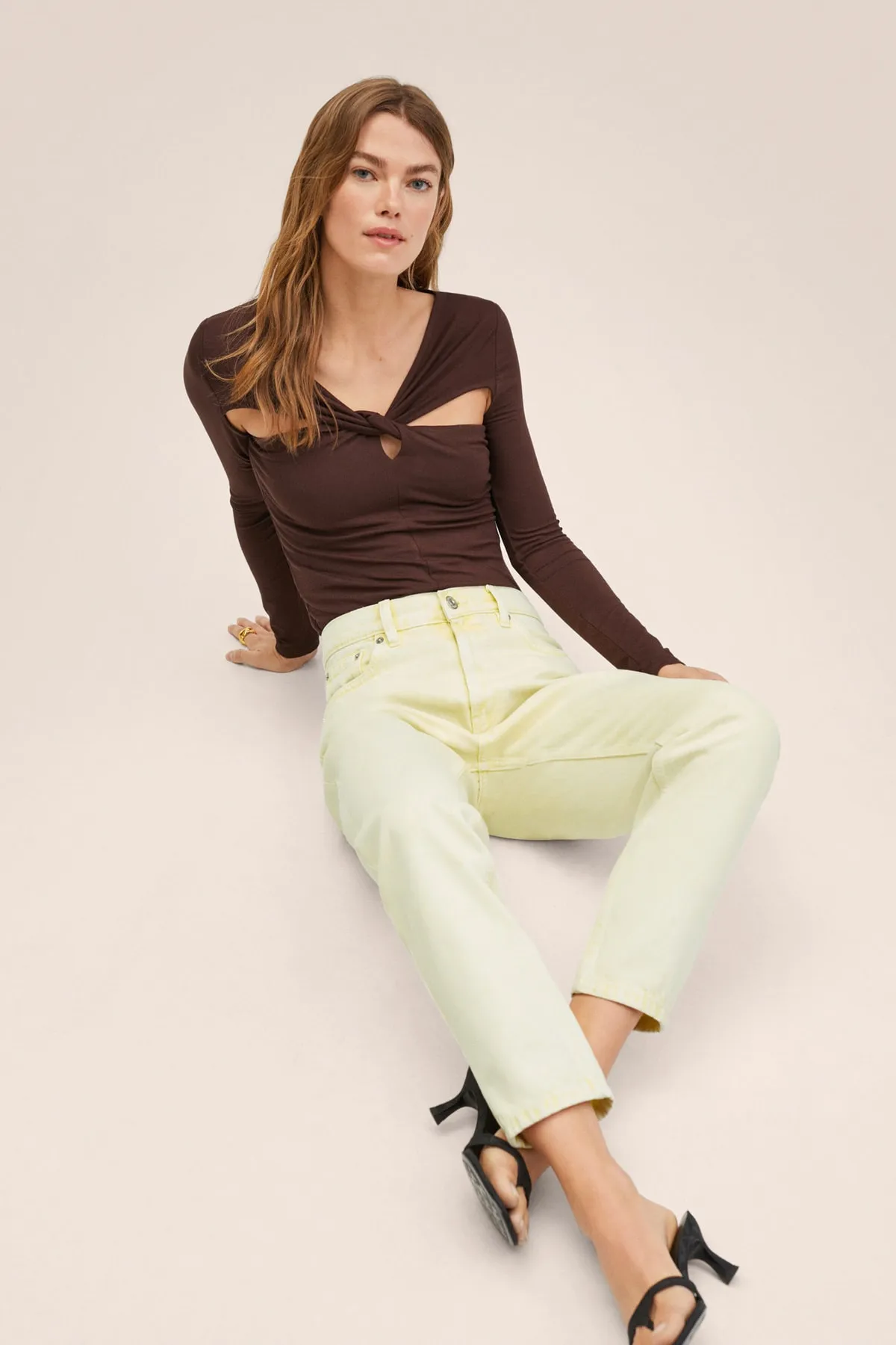 MANGO  27015768 Damen/Mädchen Limette