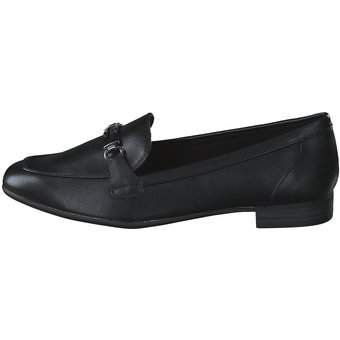Marco Tozzi Slipper in schwarz