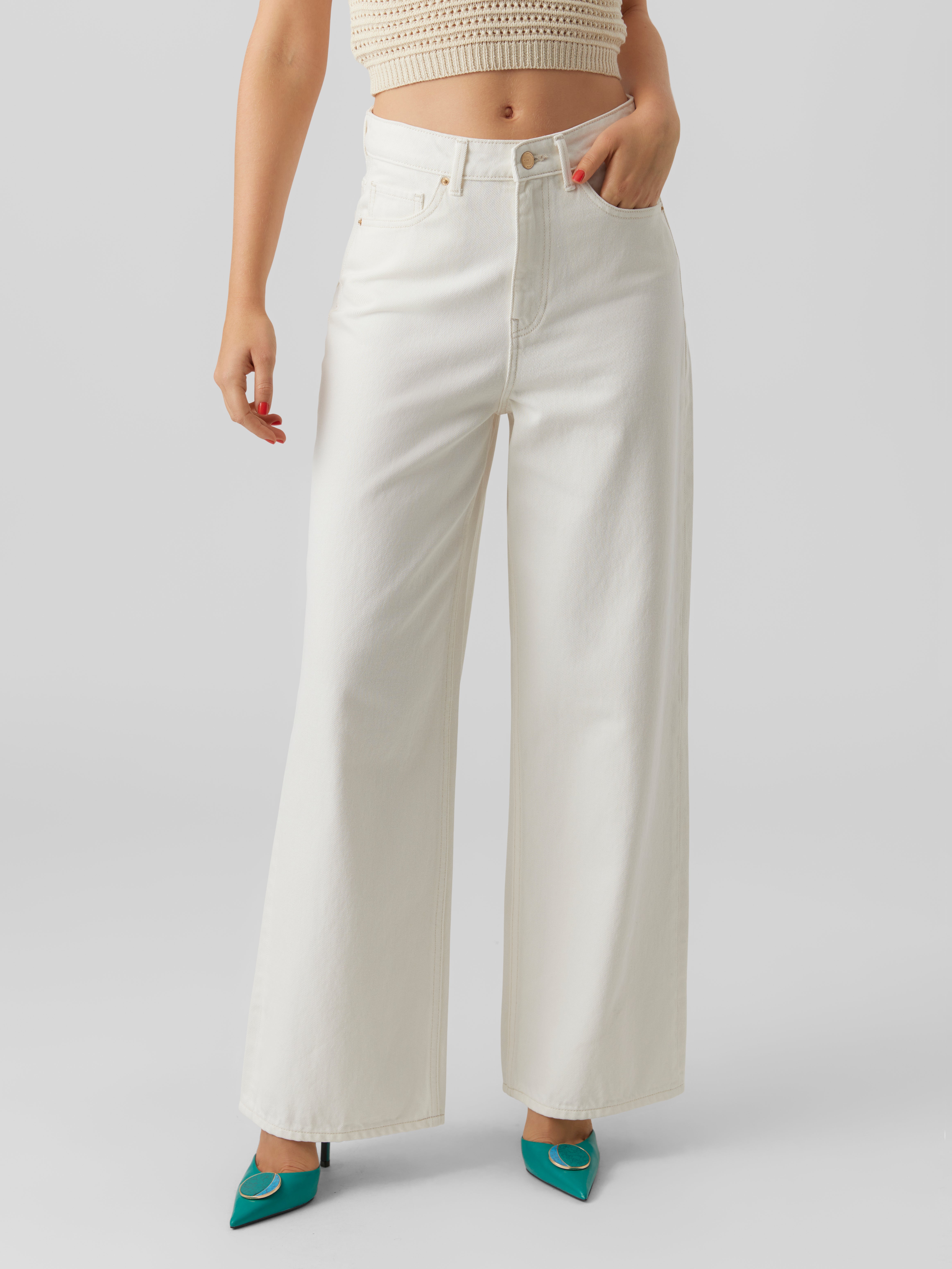 VMKATHY Super High Rise Weit geschnitten Jeans