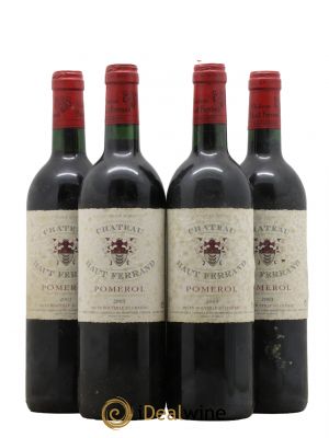 Château Haut Ferrand  2003 - Lot de 4 Bouteilles