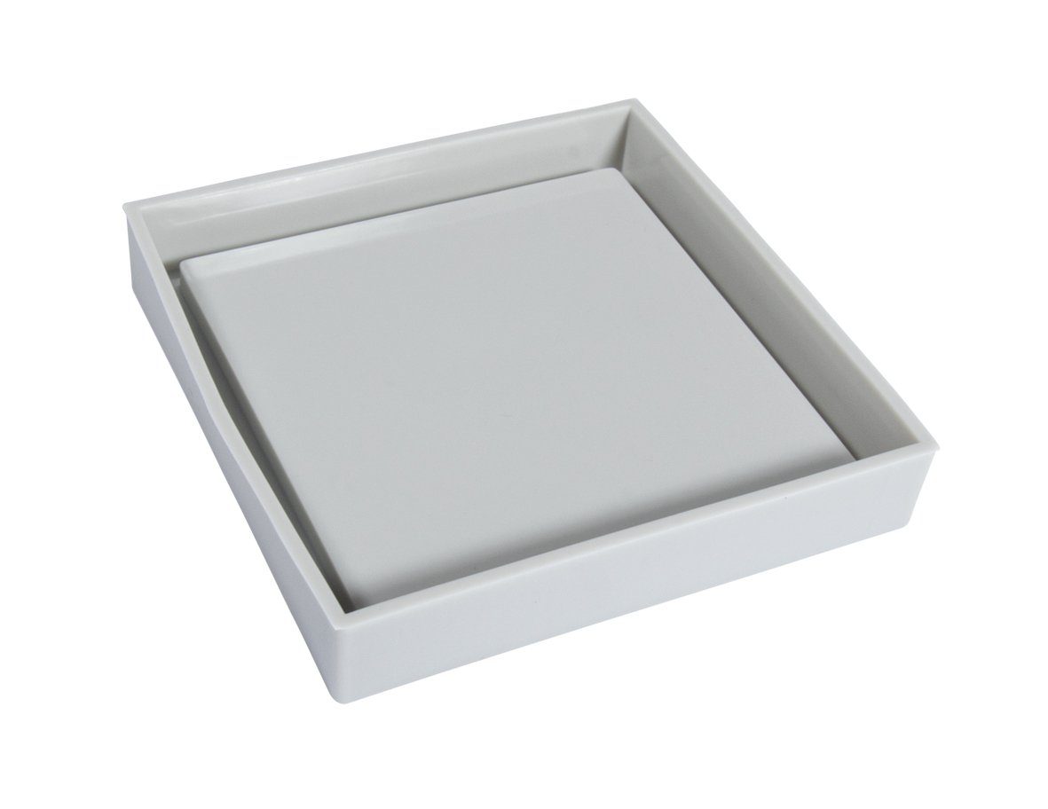 Rayher Modellierwerkzeug Silikon Gießform Untersetzer Quadrat, 10,5 cm x 10,5 cm Füllmenge 100ml