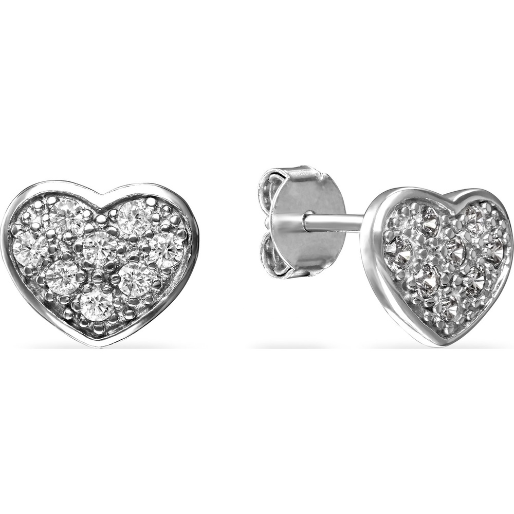 FAVS Boucles d'oreilles à fermoir à poussette 925 Argent Boucles d'oreilles