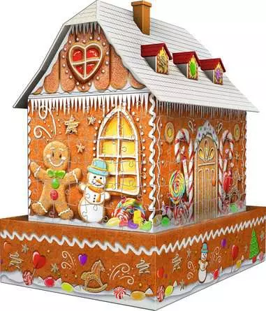 Ravensburger Lebkuchenhaus bei Nacht