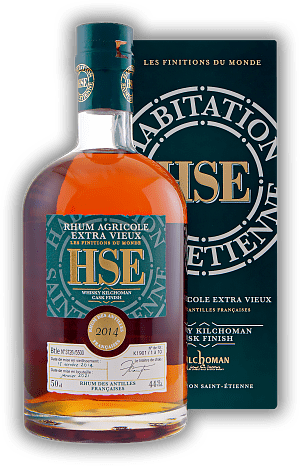 HSE Saint - Etienne Rhum Extra Vieux 2014/2021 Finish in Kilchoman Islay Single Malt Whisky Casks HSE Saint - Etienne Rhum Extra Vieux 2014/2021 Finish in Kilchoman Islay Single Malt Whisky Casks  Alter 14/21 - 0,5	 Liter - Vol 44%