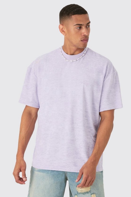 Oversize Frottee T-Shirt