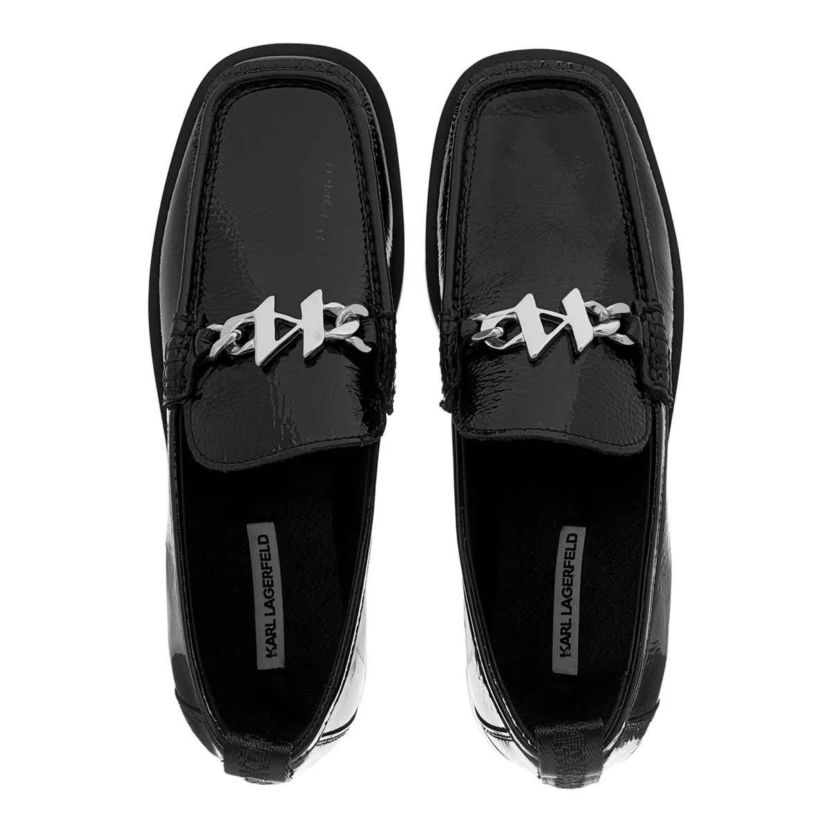 LAGERFELD Ballerinas schwarz Loafer