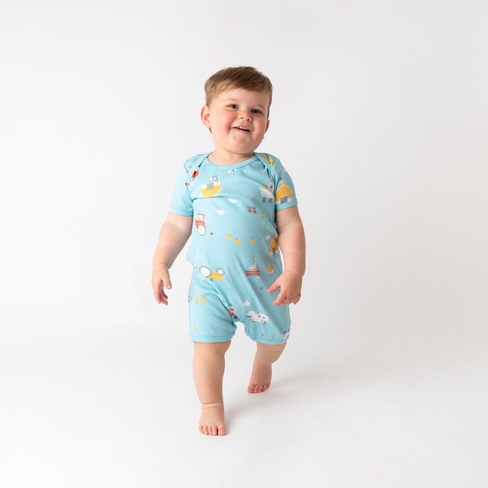 Schlummersack Strampler Bio Baby-Strampler kurzarm 2er-Pack OEKO-TEX zertifiziert