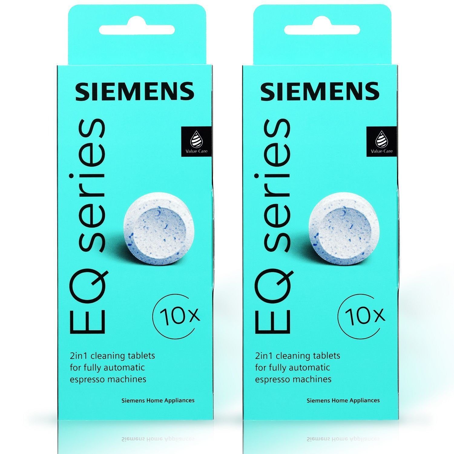 SIEMENS SIEMENS 2IN1 Reinigungstabletten EQ Series TZ80001A Set 2x 10 Stück Reinigungstabletten