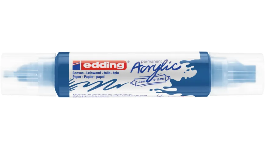edding Double Liner 3D  enzianblau 42 ml enzianblau