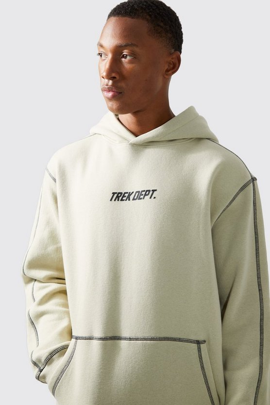 Active Oversize Hoodie mit Naht-Detail