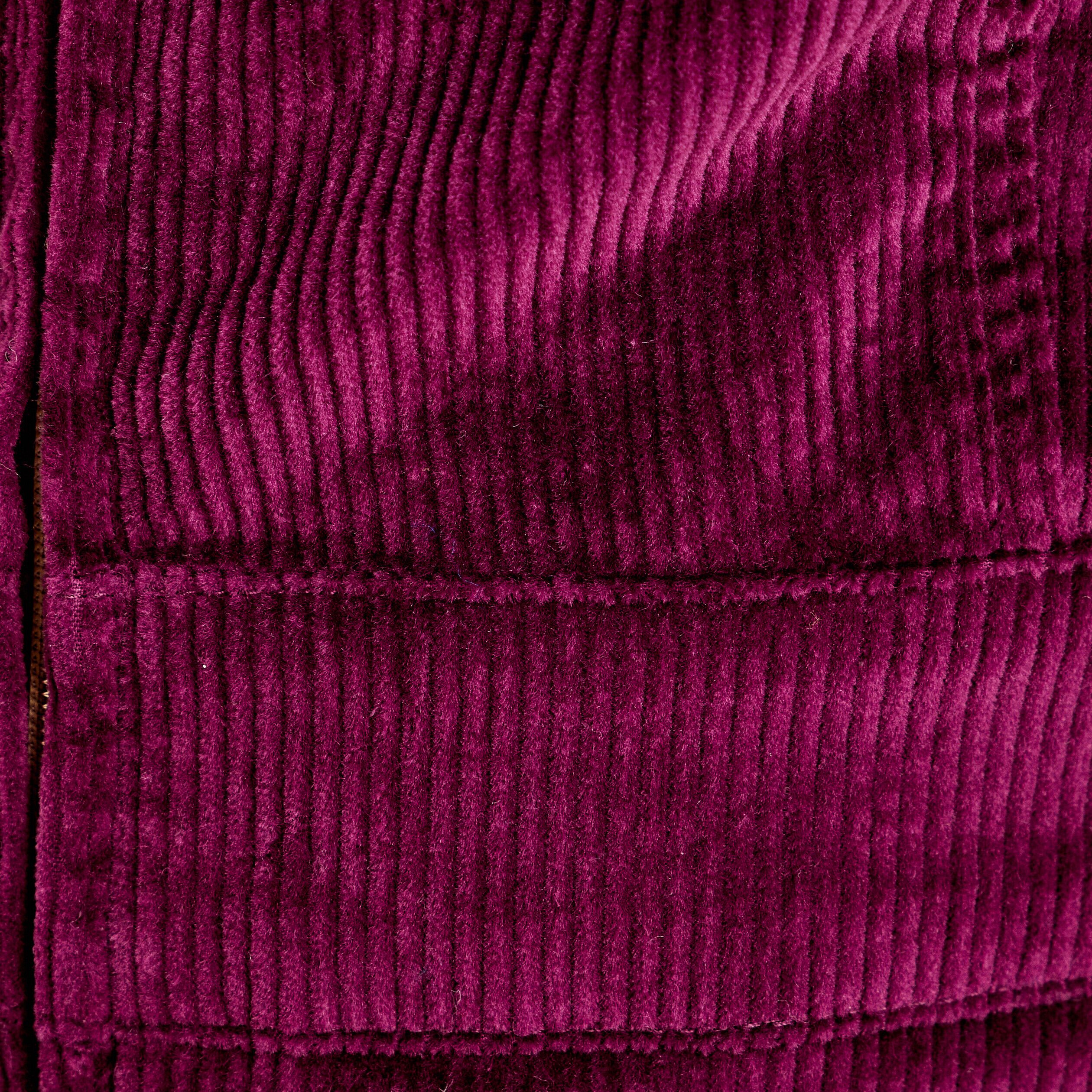Robe trapèze velours zippée prune femme | Cache Cache