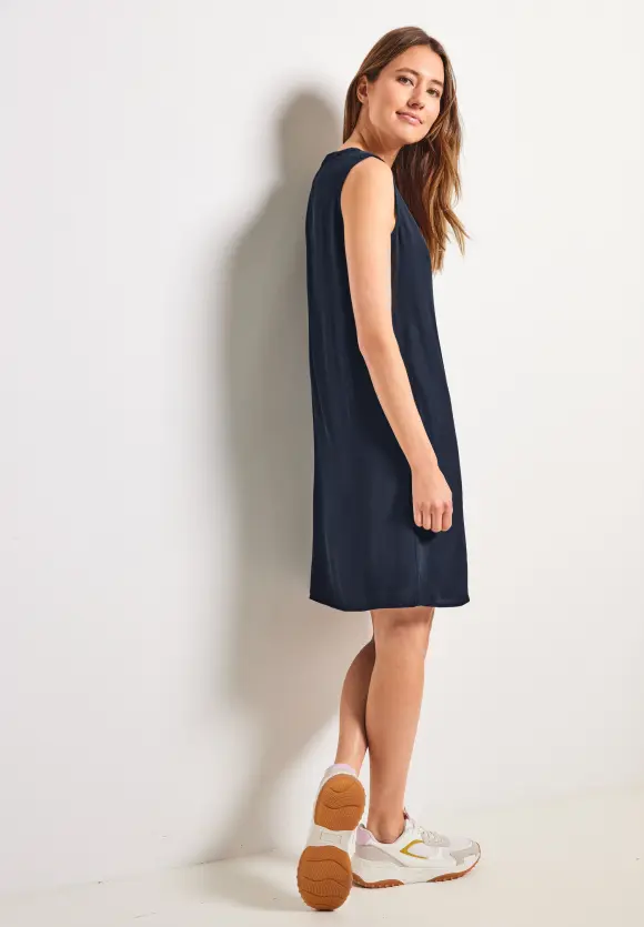 CECIL Crepekleid in Unifarbe