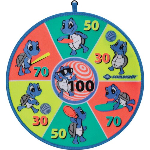 DARTBOARD SCHILDKRÖT SOFT DART SET INKL. 2X3 KLETTBÄLLE