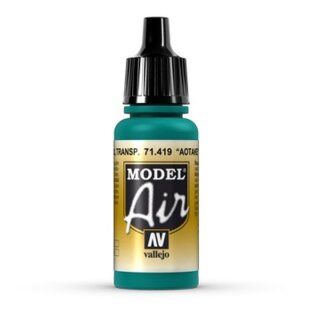 Vallejo Model Air: Aotake' Translucent Blue 17ml