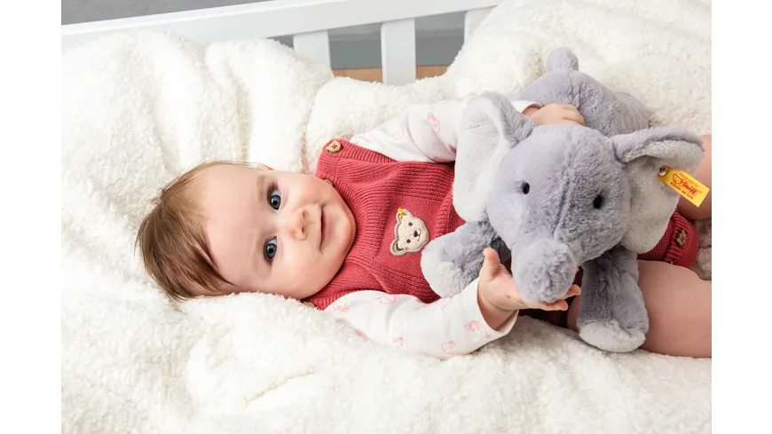 Steiff - 064074 Soft Cuddly Friends Elna Elefant 28 cm