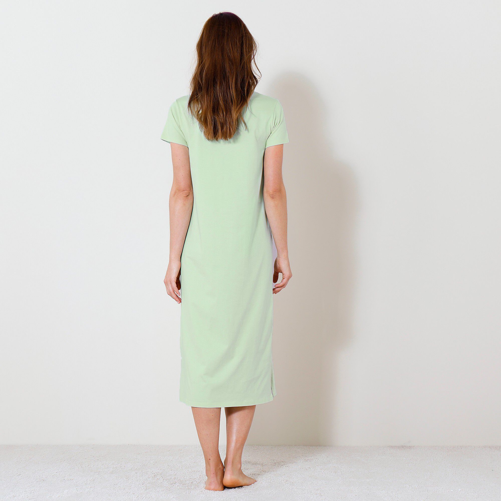 Chemise de nuit longue imprimé 