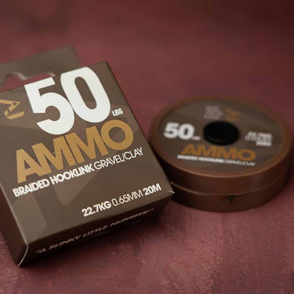 Ammo Camo punottu koukkulenkki sora/savi 20m