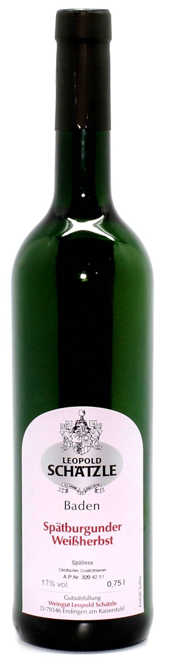 Weingut Leopold Schätzle Spätburgunder Weißherbst Spätlese 2020