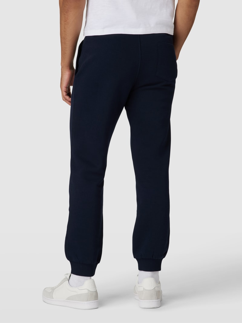 Sweatpants mit elastischem Bund in dunkelblau