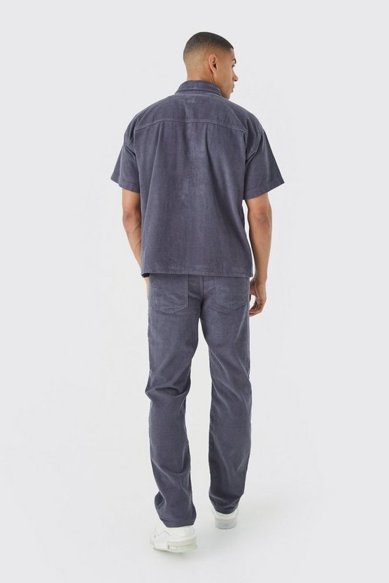Lockere Cord-Hose