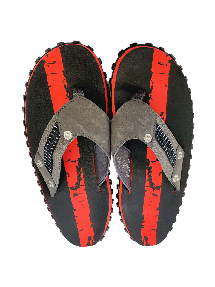BECO the world of aquasports Zehentrenner BEactive V-Strap in schwarz-rot günstig kaufen 40