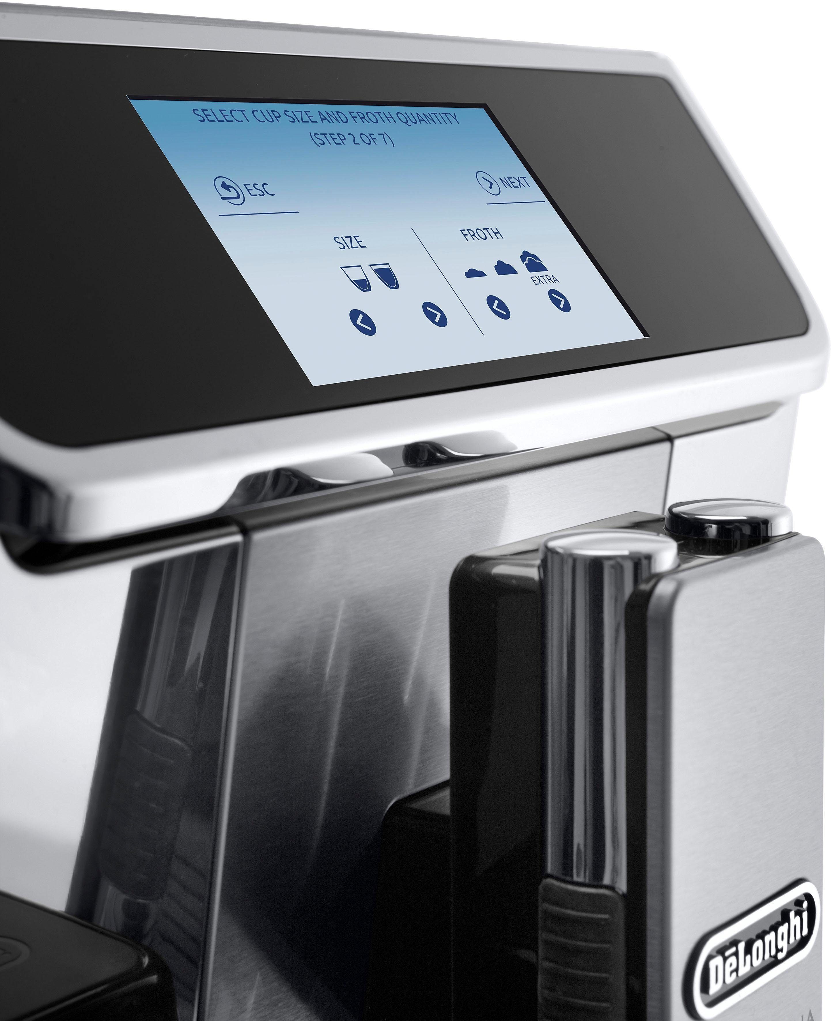 De'Longhi Kaffeevollautomat PrimaDonna Elite Experience ECAM 656.85.MS, auch für Kaltgetränkevariationen