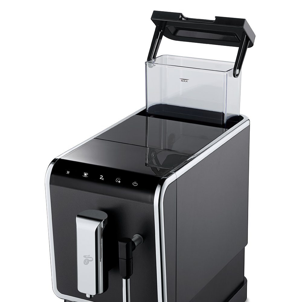 Tchibo Kaffeevollautomat Esperto Latte für Caffè Crema, Espresso, Cappuccino und Milchschaum, Intense+ -Technologie: für stärkeren Kaffee per Taste
