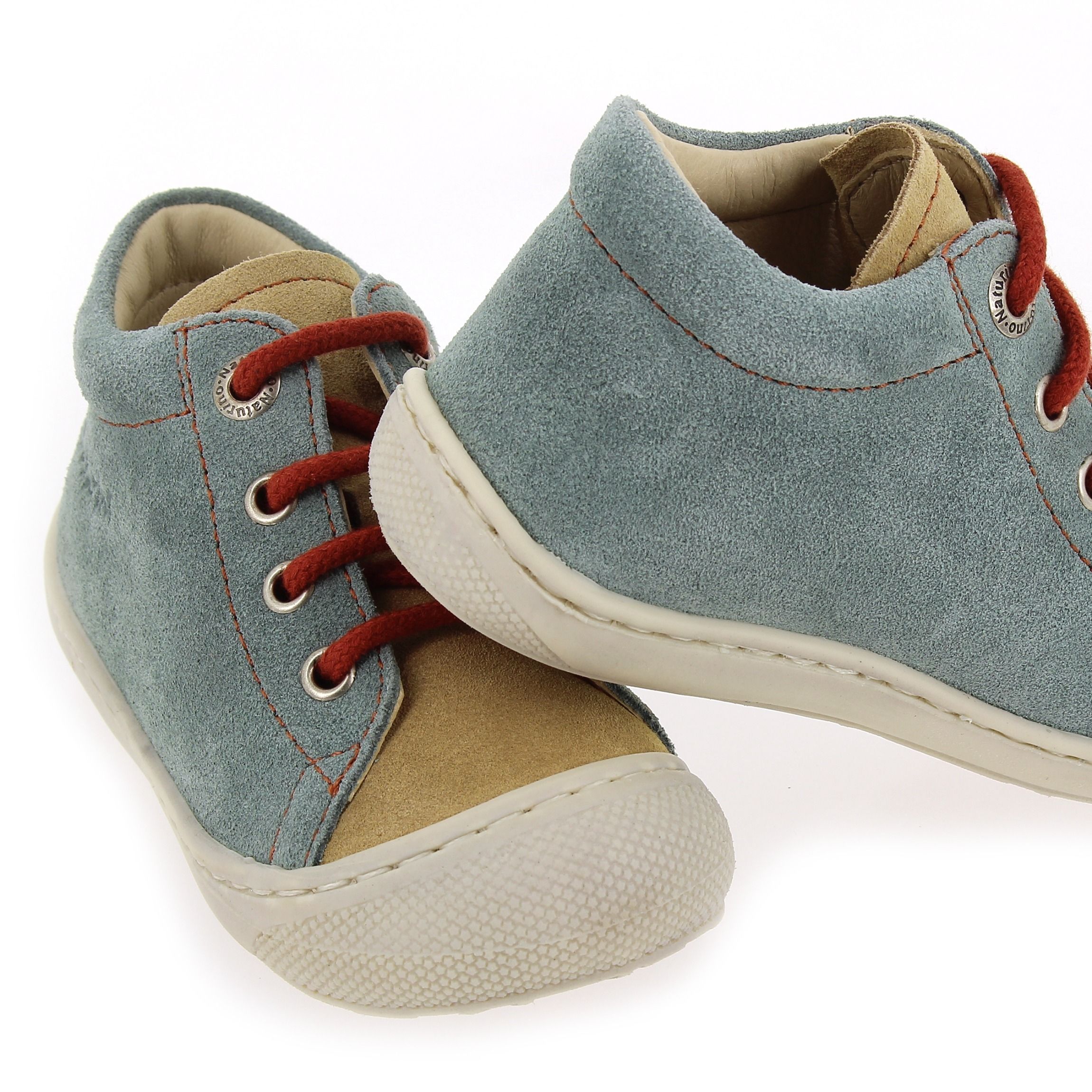 Naturino  COCOON SUEDE E24 - Bleu Beige