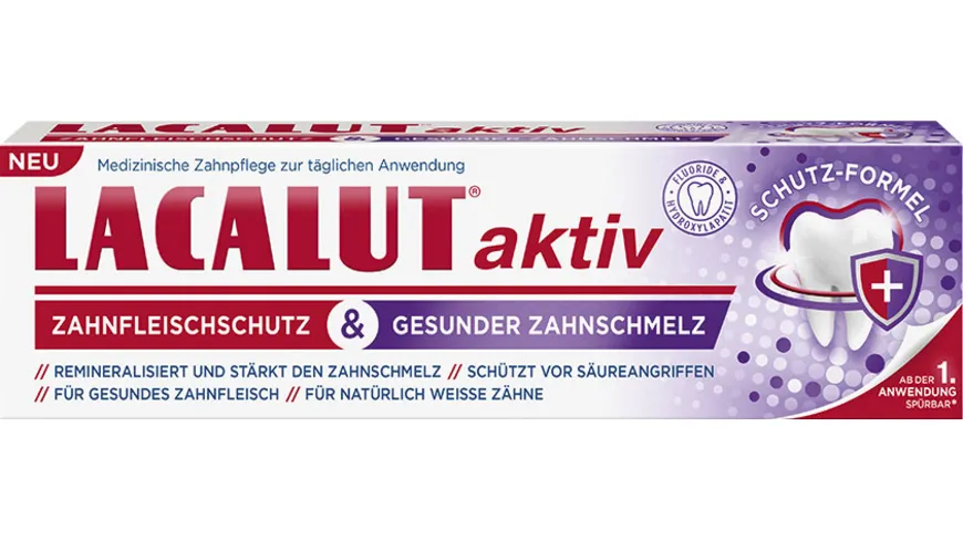 LACALUT Aktiv Zahnfleischschutz & Gesunder Zahnschmelz 75 ml