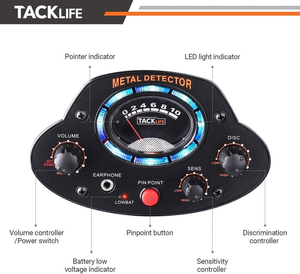 TACKLIFE Metalldetektor, 41