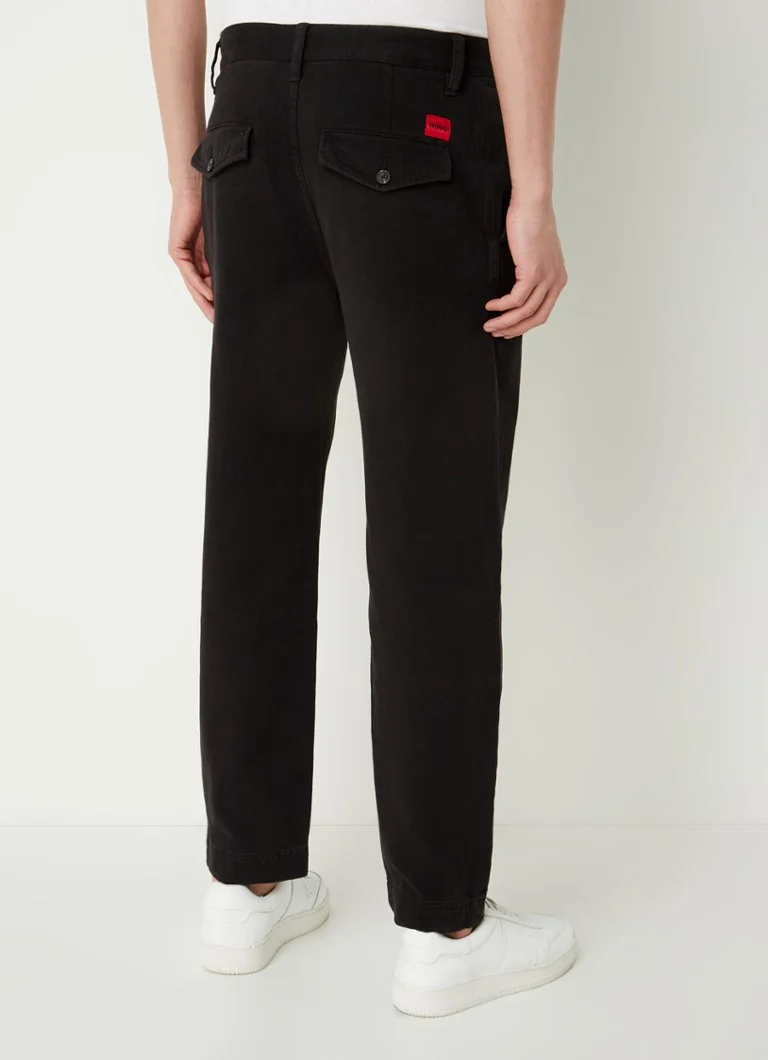 Pantaloni chino conici HUGO BOSS Zeebo cu buzunare