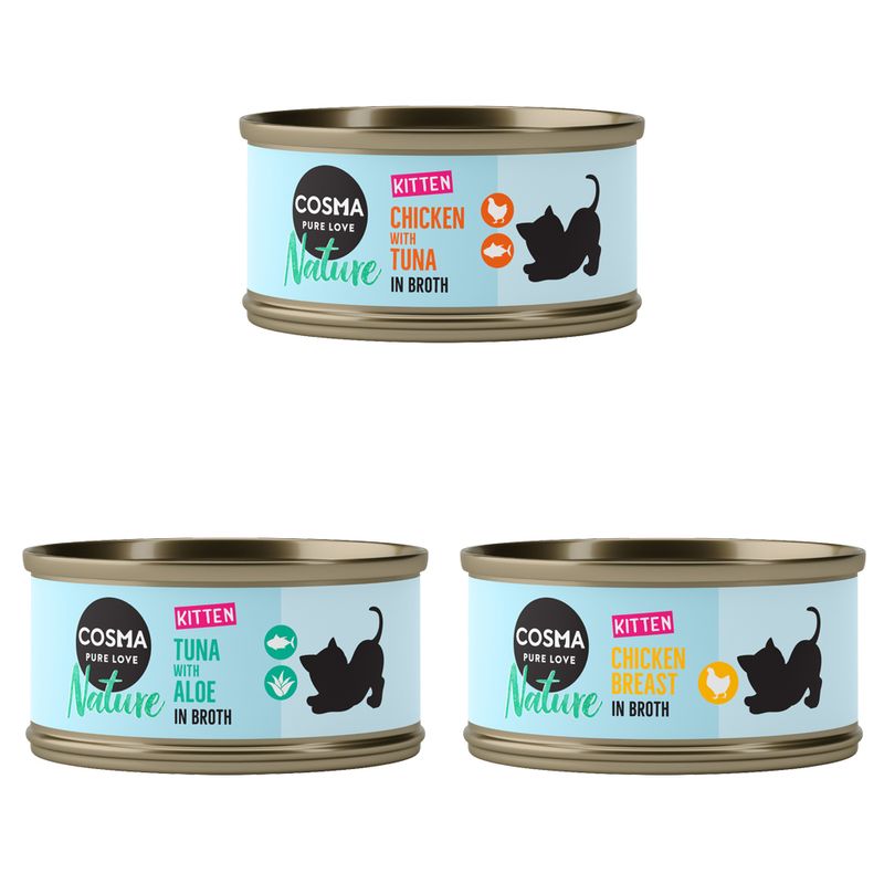 24 x 70 g Cosma Nature Kitten zu TOP-Preisen