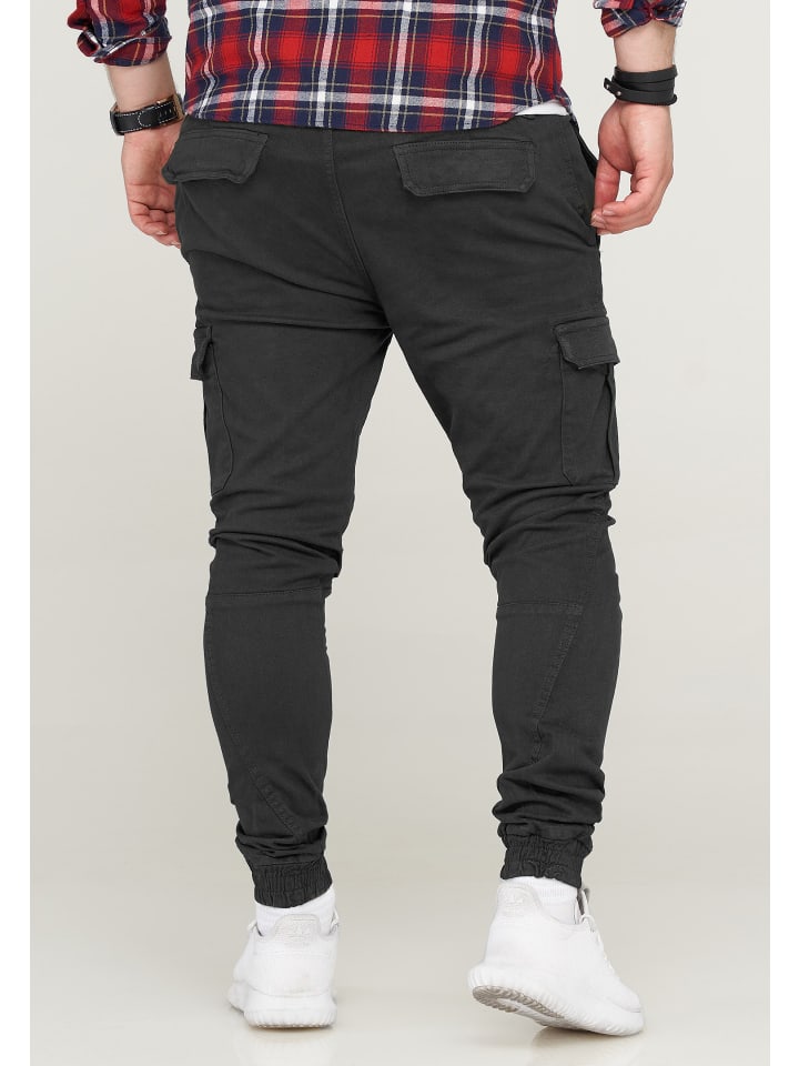 SOULSTAR Cargohose - MPVEGAS Jogger-Hose Jeanshose Stoffhose in Schwarz günstig kaufen